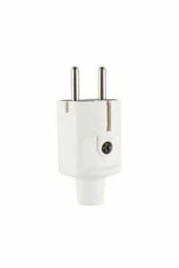 ABL Schutzkontaktstecker 16A 250V Kunststoff weiß 1505 IP20 ger