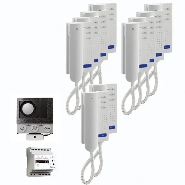 TCS TCS Tür Control audio:pack Einbau für 10 Wohneinheit PAIH100/004