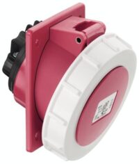 ABL CEE-Anbausteckdose 3-polig 32A 500V/schwarz 7h F32S583 IP67 Schraubkl abgew Kunststoff