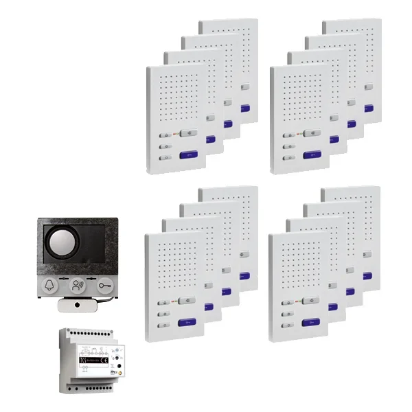 TCS TCS Tür Control audio:pack Einbau für 16 Wohneinheit PAIF160/004