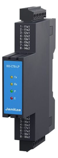Bild vom Produkt: Janitza Modul 800-CT8-LP Strommessmodul f.UMG 801-8 Low-Power- Eingänge 5231234