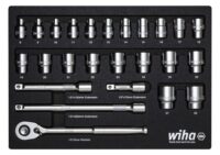 Wiha 44740 Wiha Ratschenschlüssel Set 1/2" 26-tlg Wiha Ratschenschlüssel 44740