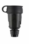 ABL FR-Norm Kunststoff IP44 ger schwarz Schraubkl 1580