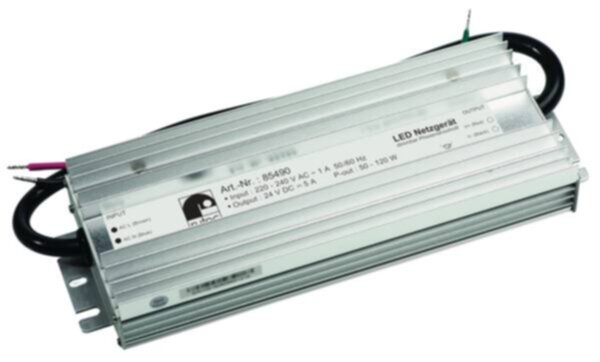 Rutec Rutec 85490 LED-Netzgerät 24V 50-120W IP67 Dimmb. 220-240V AC, Phasenanschn.
