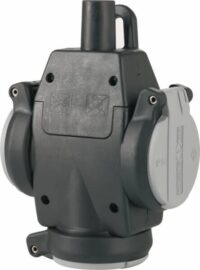 ABL Hängekupplung Gummi IP54 ger grau 1173 Schraubkl