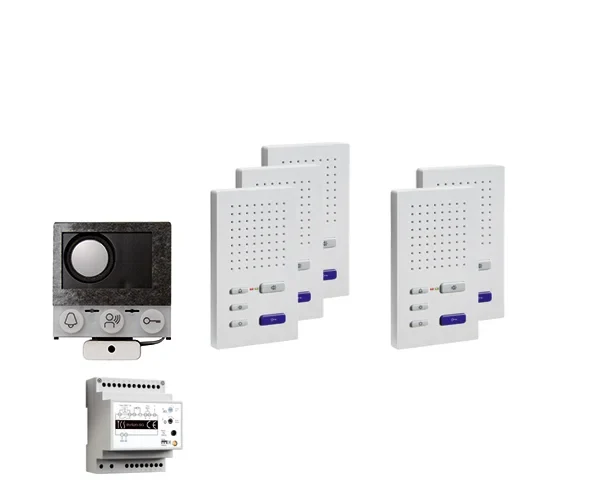 TCS TCS Tür Control audio:pack Einbau für 5 Wohneinheit PAIF050/004
