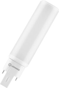 Ledvance DULUX LED D/E HF&AC MAINS V 7W 830 G24Q-2 700lm Ersatz für KLLni 4-polig EVG
