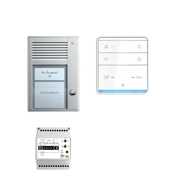 TCS TCS Tür Control Paketlösung 1 Taste Aufputz, Freispr. PSC2310-0000