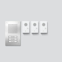 Siedle&Söhne Audio-Set Siedle Classic Edelstahl/Weiß SET CLAB 850-3 E/W