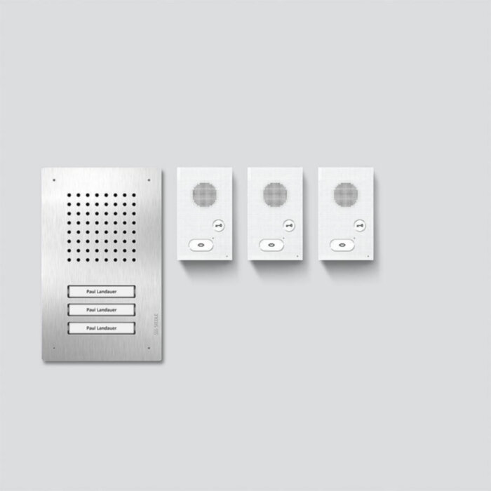 Siedle&Söhne Audio-Set Siedle Classic Edelstahl/Weiß SET CLAB 850-3 E/W – Bild 1