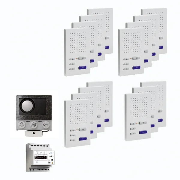TCS TCS Tür Control audio:pack Einbau für 15 Wohneinheit PAIF150/004