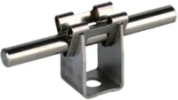 Dehn Leitungshalter NIRO für Rd 8mm H 20mm LH DG 8 H20 B7.8 V2A