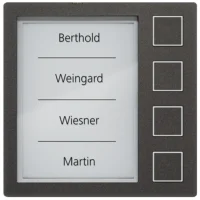 TCS Tür Control Klingeltastenmodul 4-Tasten SW AMI10914-0057