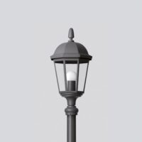 BEGA LED-Aufsatzleuchte 14,3W 60mm 3000K 84048K3 566lm graphit Alu Gl_tr IP44