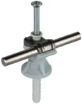 Dehn Leitungshalter NIRO-K-grau für Rd 6-10mm H 30mm LH DFIDQ6.10V2AH30GR