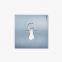 Siedle&Söhne Orientierungsschild 154x154mm Wickelraum OSP 0013