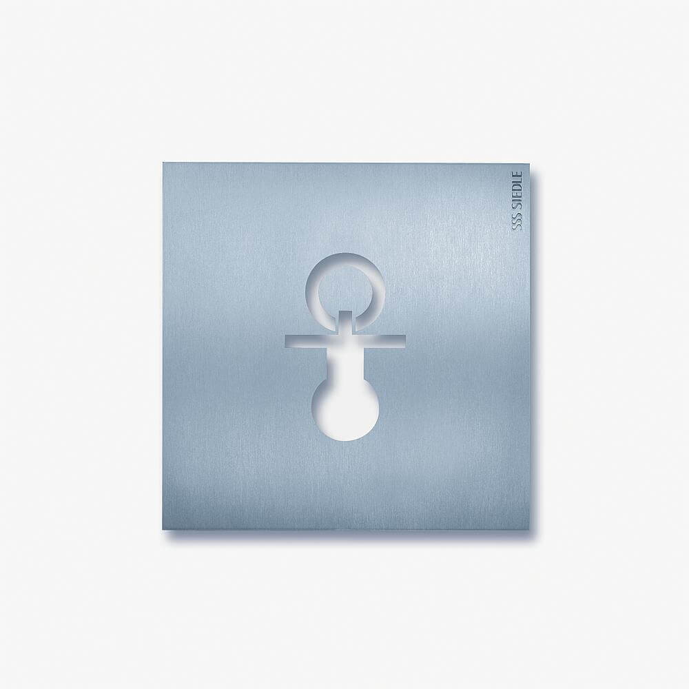 Siedle Siedle&Söhne Orientierungsschild 154x154mm Wickelraum OSP 0013