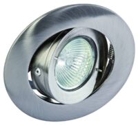 Rutec ALU55685 Alu-Druckguss Einbau- strahler eisen geb. schwenkbar f.MR16