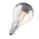 Ledvance LED CLASSIC P MIRROR P 4W 827 FIL SIL E14 350lm LED-Miniball mit Spiegel