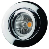 Rutec ALU55774 ALU Druckguss o.Sprengring schwenkbar f.MR11 chrom