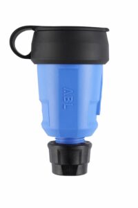 ABL Schutzkontaktkupplung Kunststoff IP44 ger 1580 bl Schraubkl