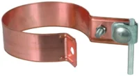 Bild vom Produkt: DEHN Regenrohrschelle D 100mm Cu-St/tZn ZMRRS100KB610CUSTTZN