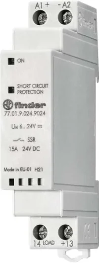 Finder SSR-Relais 15A, 16-32V DC 77.01.9.024.9024