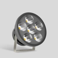 BEGA LED-Anbaustrahler 326W Konv 1-10V 84542K22 DALI 6LEDs graphit 2200K ws mt