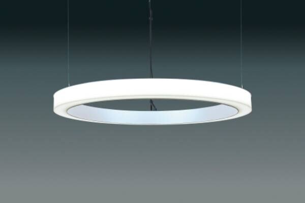 Ø515 H53mm 230V 37 5W IP20 3000K CRI80-RAL9010 AULE-515 Ringleuchte DALI