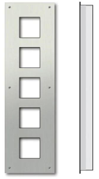 TCS TCS Tür Control Frontplatte Unterputz für 5 AMI-Module ZAU2005-0030