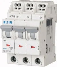 Eaton (Installation) Leitungsschutzschalter B 16A, 3-polig Steckklemme PLI-B16/3