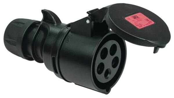 ABL ABL CEE-Kupplung 4-polig 16A IP44 400V/rt 6h K41S30B Schraubkl ger Kunststoff Verschr