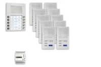 TCS Tür Control Audio Außenstation Pack 10 PES10 Tasten Aufputz PPAF10-EN/02