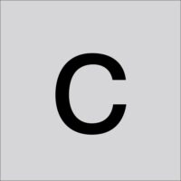 RZB 99223.013.C Buchstabe "C",120mm