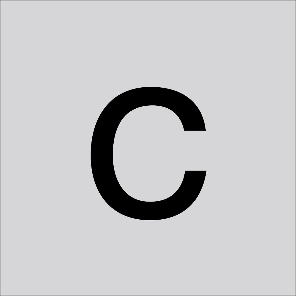 RZB RZB 99223.013.C Buchstabe "C",120mm