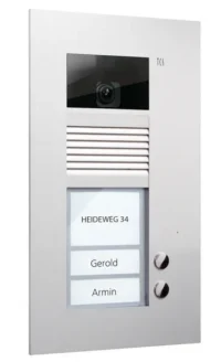 TCS Tür Control Video-Außenstation Color einspaltig, für 2 Wohneinheiten AVU14020-0010