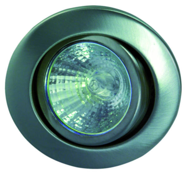 Rutec Rutec R55115 Metall o.Sprengring schwenkbar f.MR16 Eisen geb.50 W