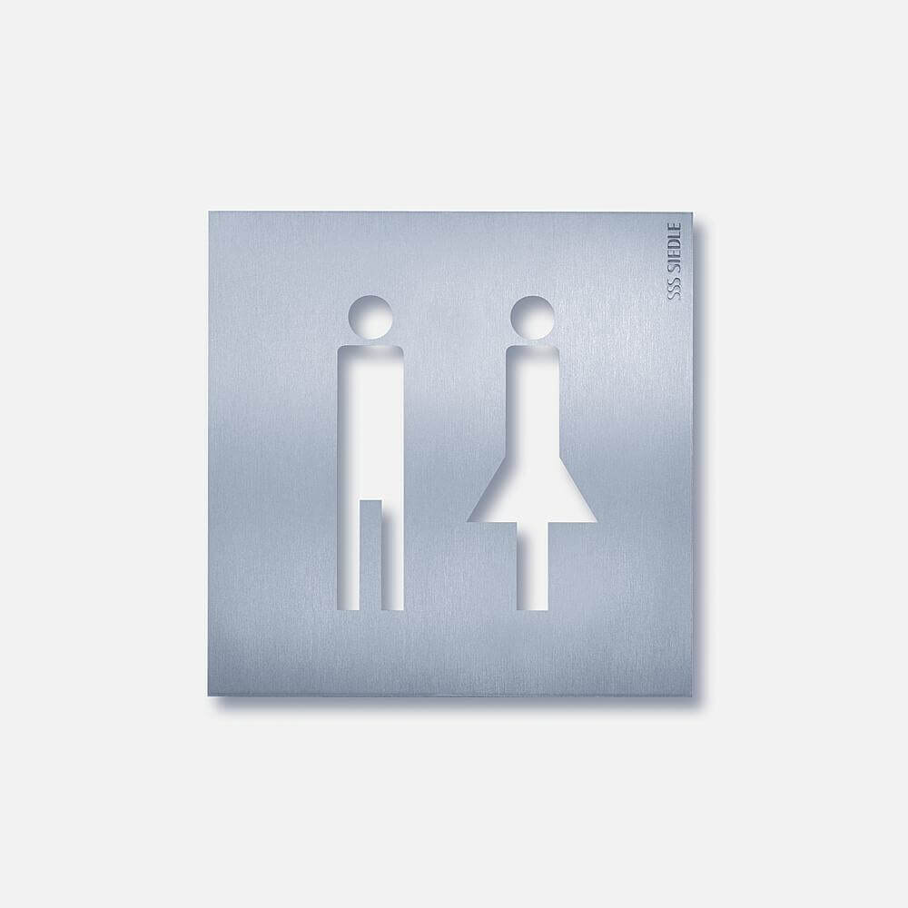 Siedle Siedle&Söhne Orientierungsschild 154x154mm Toilette OSP 0012