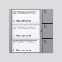 Siedle&Söhne Tasten-Modul si/met TM 612-3 SM
