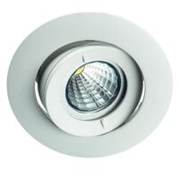 Rutec ALU55681-M ALU-Druckguss Einbaustrahler schwenkbar für MR16 ws