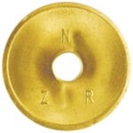 NZR 2020 Wertmarke Standard MS VE=100Stk gelocht D26mm Stärke 1,6mm Loch-D6mm