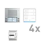 TCS Tür Control audio:pack PES04 ISW5010 4Tasten Aufputz PAAF042/003
