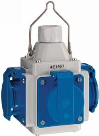 ABL Energiewürfel Kunststoff grau IP44 4Steckd 4E 1561