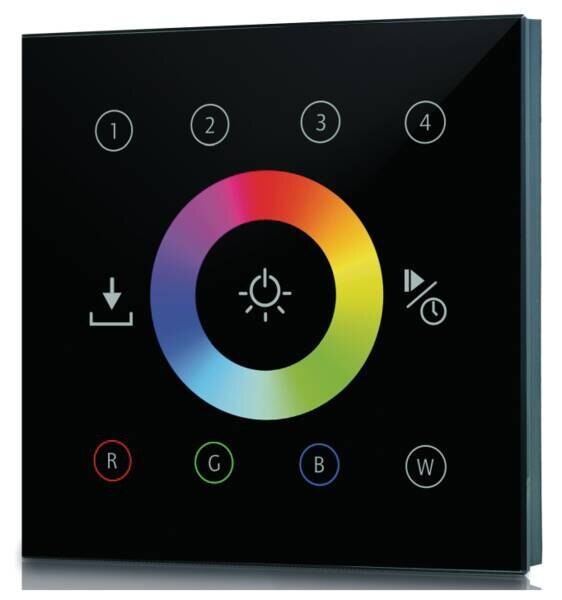 Rutec Rutec 80520 AC-DMX Touchpanel 4 ZONEN RGBW