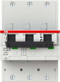 ABB Stotz S&J Hauptlastschalter 25kA,100A,3P S753DR-K100