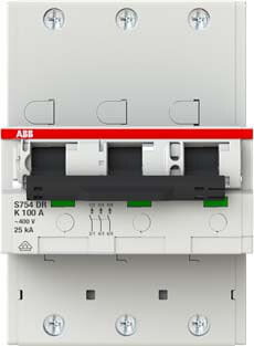 ABB ABB Stotz S&J Hauptlastschalter 25kA,100A,3P S753DR-K100