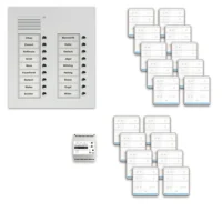 TCS Tür Control pre:pack Audio Unterputz 18 Wohneinheiten mit Außenstation PUK PPUF18/2-EN/01