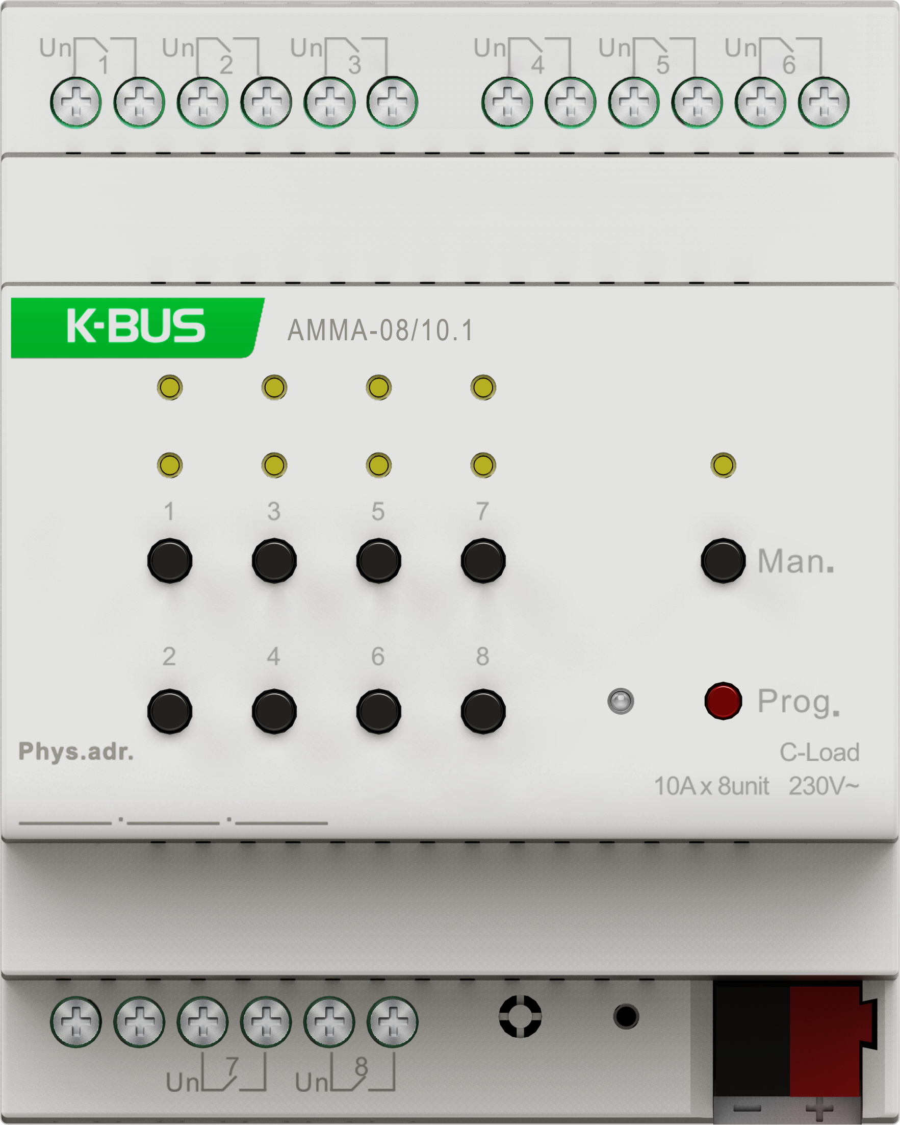 GVS GVS Multifunktionsaktor 8-fach 10/20A AMMA-08/10.1 AMMA-08/10.1