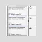 Siedle&Söhne Tasten-Modul weiß TM 612-3 W