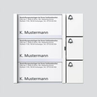 Siedle&Söhne Tasten-Modul weiß TM 612-3 W